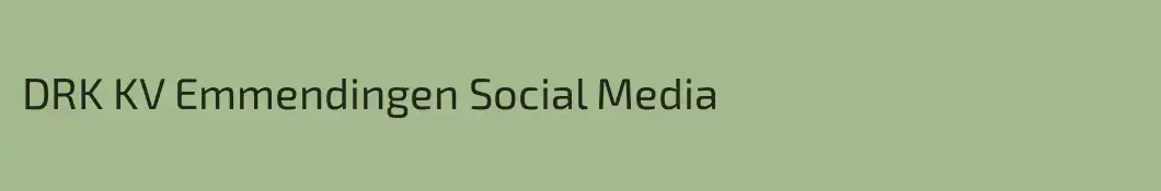 DRK KV Emmendingen Social Media
